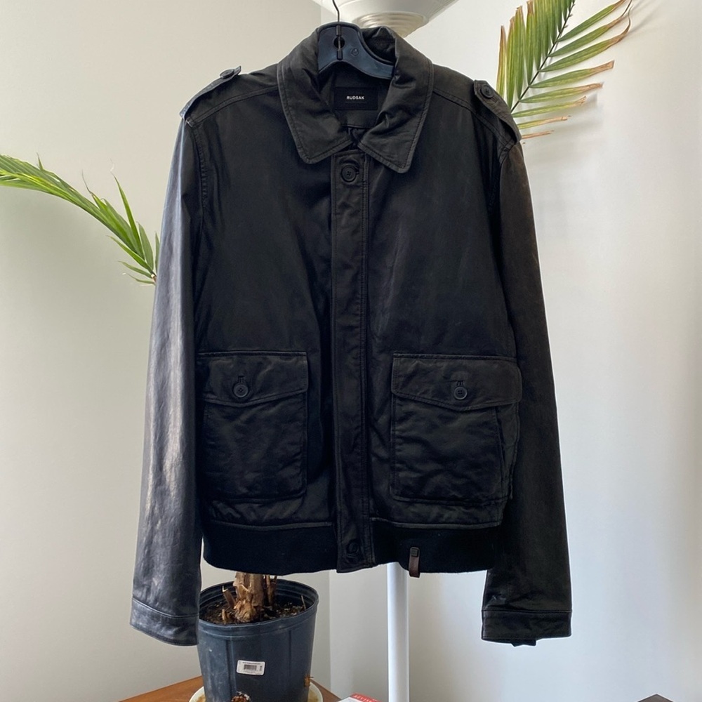 Rudsak men leather jacket XL - Picture 2 of 9